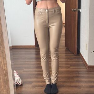 7 For All Mankind Faux Leather Pants